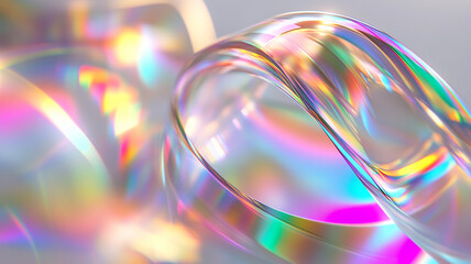 Abstract rainbow white background design, 3d rendering	
