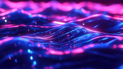 Abstract Art, Light Trails, Luminous Texture