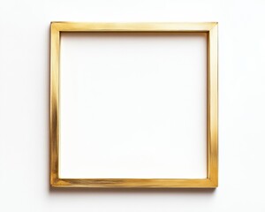 Fototapeta premium Golden Frame Mockup.