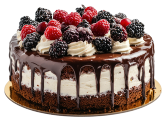 PNG Black forest cake berries cream berry.