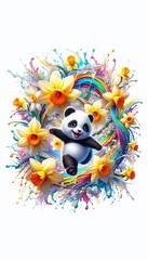 Fototapeta premium niedlicher Pandabär