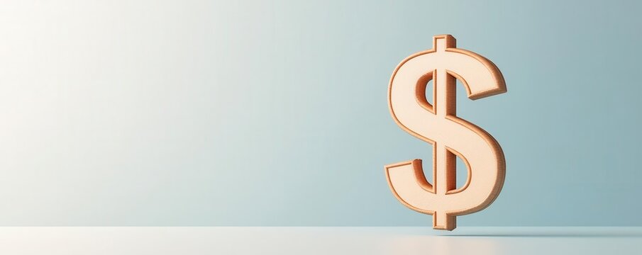 Illustration of a shrinking dollar sign with a downward arrow, representing declining interest rates