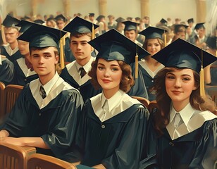 Obraz premium college graduate