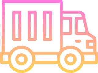 Truck delivery icon