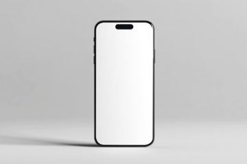 PNG phone screen mockup, transparent design