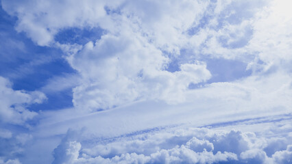 white clouds in the sky