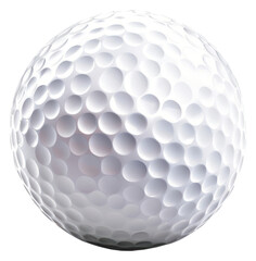 PNG White dimpled golf ball