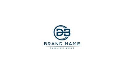 Logo design letter DB . Elegant modern. Vector template.