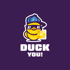 duck you logo