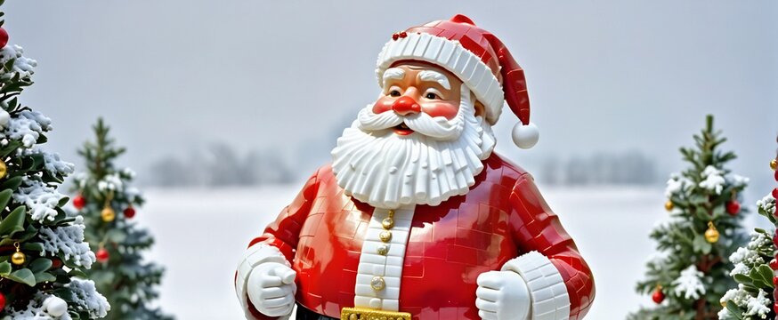 Santa Claus toy.