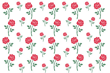 Fototapeta premium Blooming floral pattern background