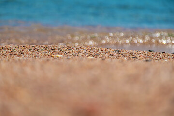 Sea beautiful background texture. Selective focus.