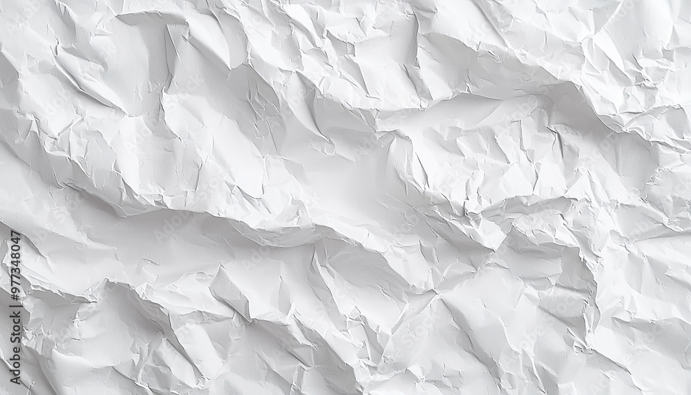 Poster crumpled paper wrinkled pattern rough backdrop space garbage damaged generated by ai