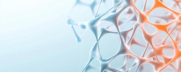 Intricate model of a cell s cytoskeleton, actin filaments and microtubules, cellular support structure, cytoskeleton, cellular framework