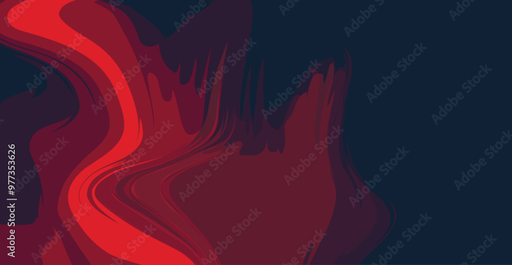 Poster abstract background with lines. red banner background. abstract red graphic design banner pattern ba