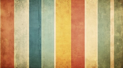 Fototapeta premium A classic background with a retro design of faded stripes and old-school typography