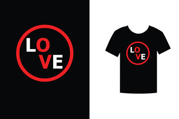 Love Minimalist Typography T-Shirt Design