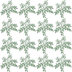 seamless floral pattern set of flower