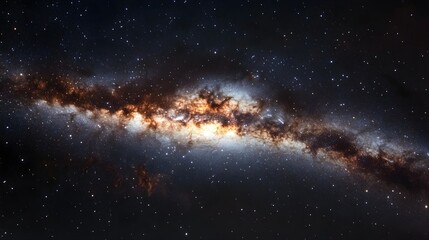 Fototapeta premium High-Resolution View of the Milky Way Galaxy with Vibrant Stars