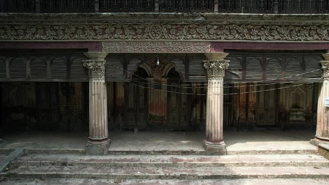 Old heritage house at Pakutia Zamindar Bari, Dhaka, Nagarpur, Bangladesh