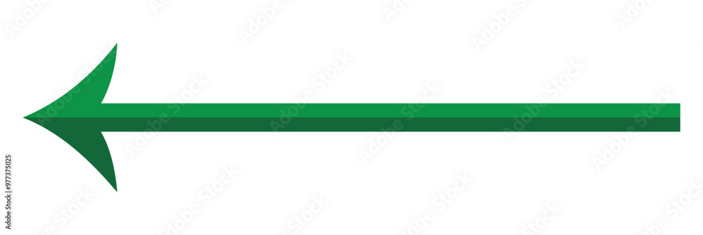 Poster long arrow vector icon. horizontal double arrow. vector design on white background.