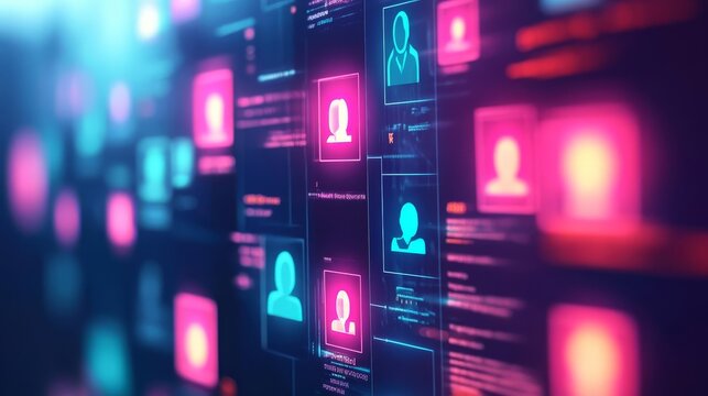 Employee Profile Ui Design Images – Browse 5,134 Stock Photos, Vectors ...