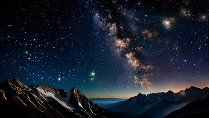 sunrise over the mountains