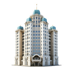 Obraz premium modern building transparent background