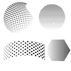 halftone effect design, vector, dot, spot spot, background,element, shape,