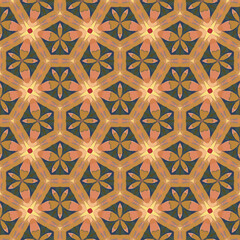 Flowers Pattern, Ornamental Wallpaper, Embroidery, Fantasy Home Decoration, Bohemian Style Ornaments, Botanical Illustrations, Floral Art, Interior and Exterior Surface, Natural Curtain, Seamless Art