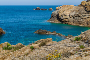 Obraz premium Calas de Aguafreda y Sa Tuna, Begur, Catalonia, Spain