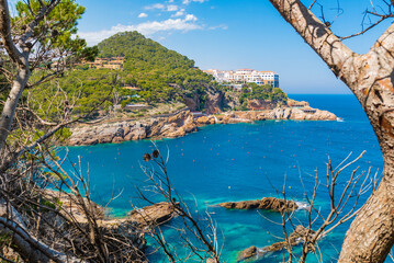 Fototapeta premium Calas de Aguafreda y Sa Tuna, Begur, Catalonia, Spain