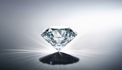 輝くダイヤモンドのイラスト