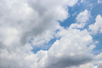 Obraz premium Natural blue sky with cloud and texture background