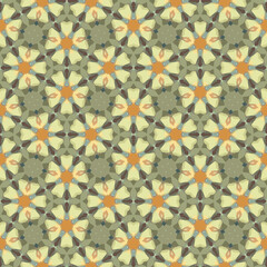 Flowers Pattern, Ornamental Wallpaper, Embroidery, Fantasy Home Decoration, Bohemian Style Ornaments, Botanical Illustrations, Floral Art, Interior and Exterior Surface, Natural Curtain, Seamless Art