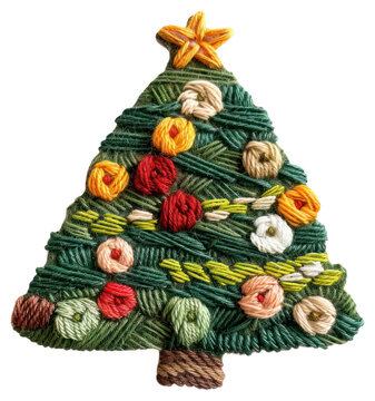 recommend clip art: PNG Punch needle christmas tree embroidery art embroidered.