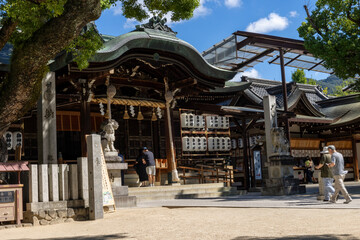 Fototapeta premium 石切剣箭神社の本殿（2024年9月撮影）