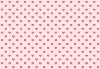 Heart PaleVioletRed color on pink background. For Background.