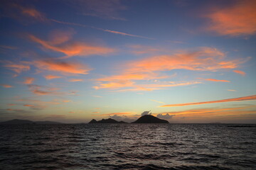 Seaside town of Turgutreis and spectacular sunsets