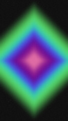 Abstract vintage retro wallpaper background, digital gradient in purple, blue and green, with film texture, wallpaper, background