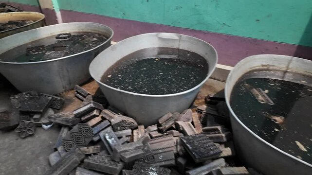 Wooden block prints, Dhaka Division, Rupganj, Bangladesh
