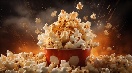 Popcorn Background for Banner or Poster.