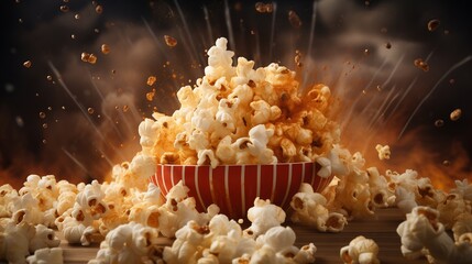 Popcorn Background for Banner or Poster.