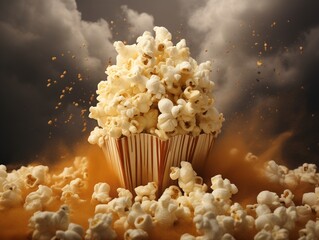 Popcorn Background for Banner or Poster.