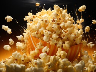 Popcorn Background for Banner or Poster.