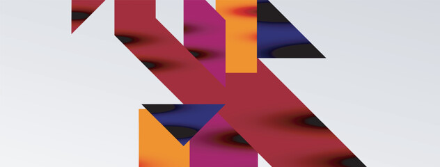 Dynamic lines and triangles. Vector Illustration For Wallpaper, Banner, Background, Card, Book Illustration, landing page