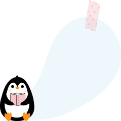 Cute Penguin Note Paper