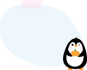 Cute Penguin Note Paper