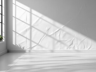 Clean white background with subtle texture, offering a crisp, neutral space perfect for product displays or modern design projects