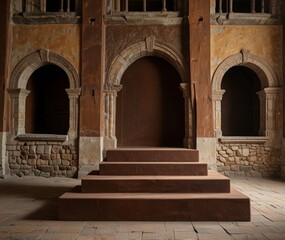 Obraz premium the staffage of the old castle